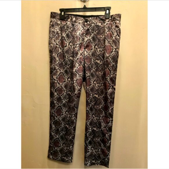 Zara Snake Print Bomber Jacket and Pants 2 Piece Set - Picture 10 of 11